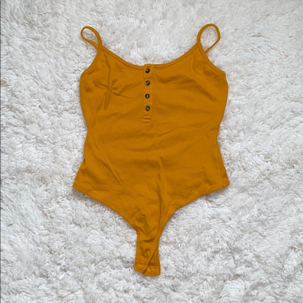 Yellow Body suit!